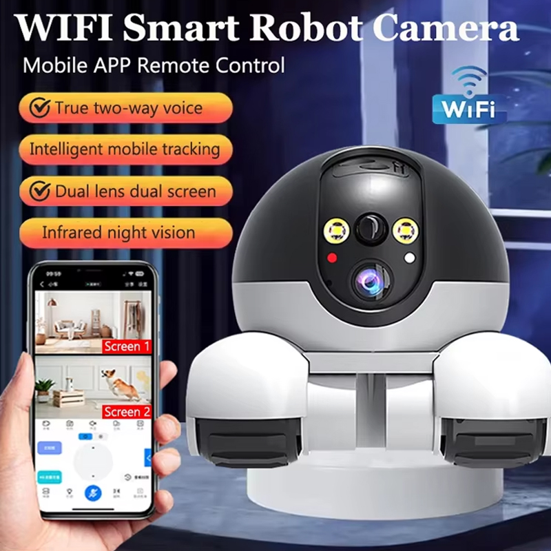 128GB WIFI Robot Camera Dual L - Home Security Robot 评论和价格