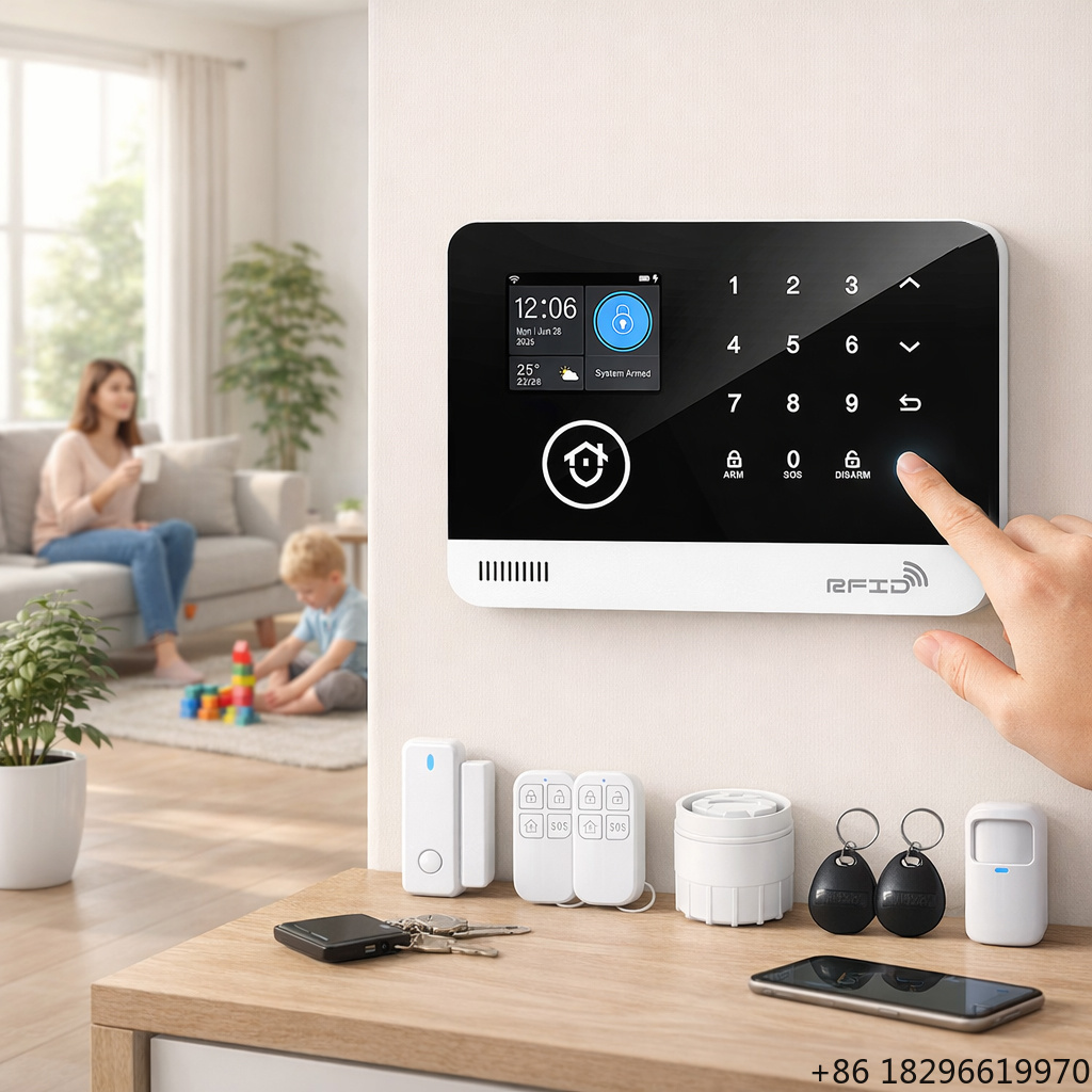 WiFi GSM Smart Home Alarm Secu - Home Security Battery Replacement 评论和价格