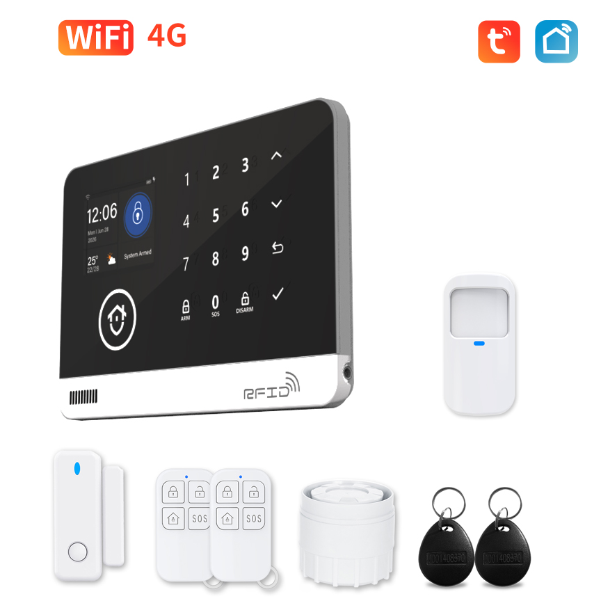 WiFi GSM Smart Home Alarm Secu - Home Security Battery Replacement 评论和价格