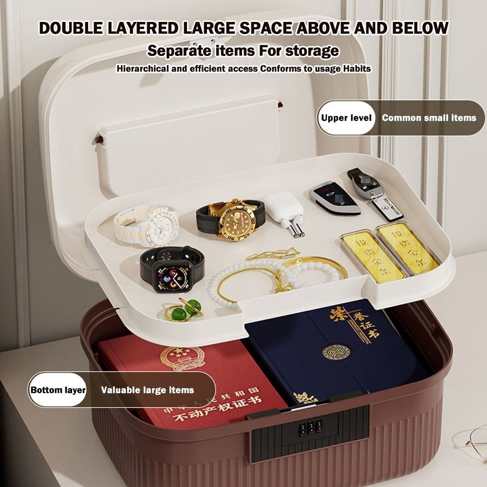 Lockable Password Lock Safe Bo - Home Security Box 评论和价格