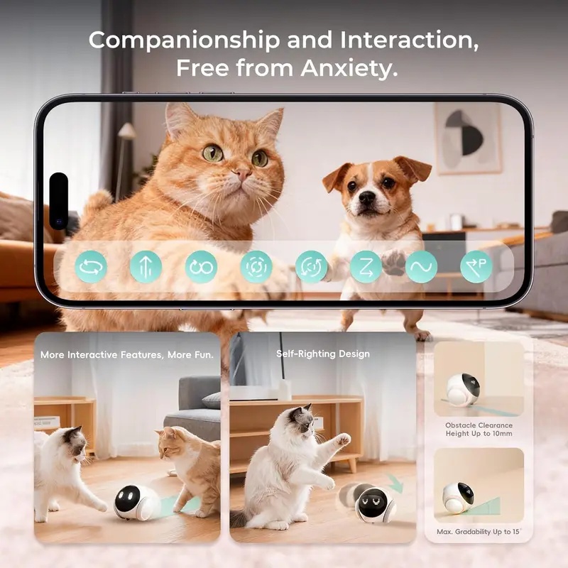 Movable Indoor Pet Robot Camer - Home Security Robots 评论和价格