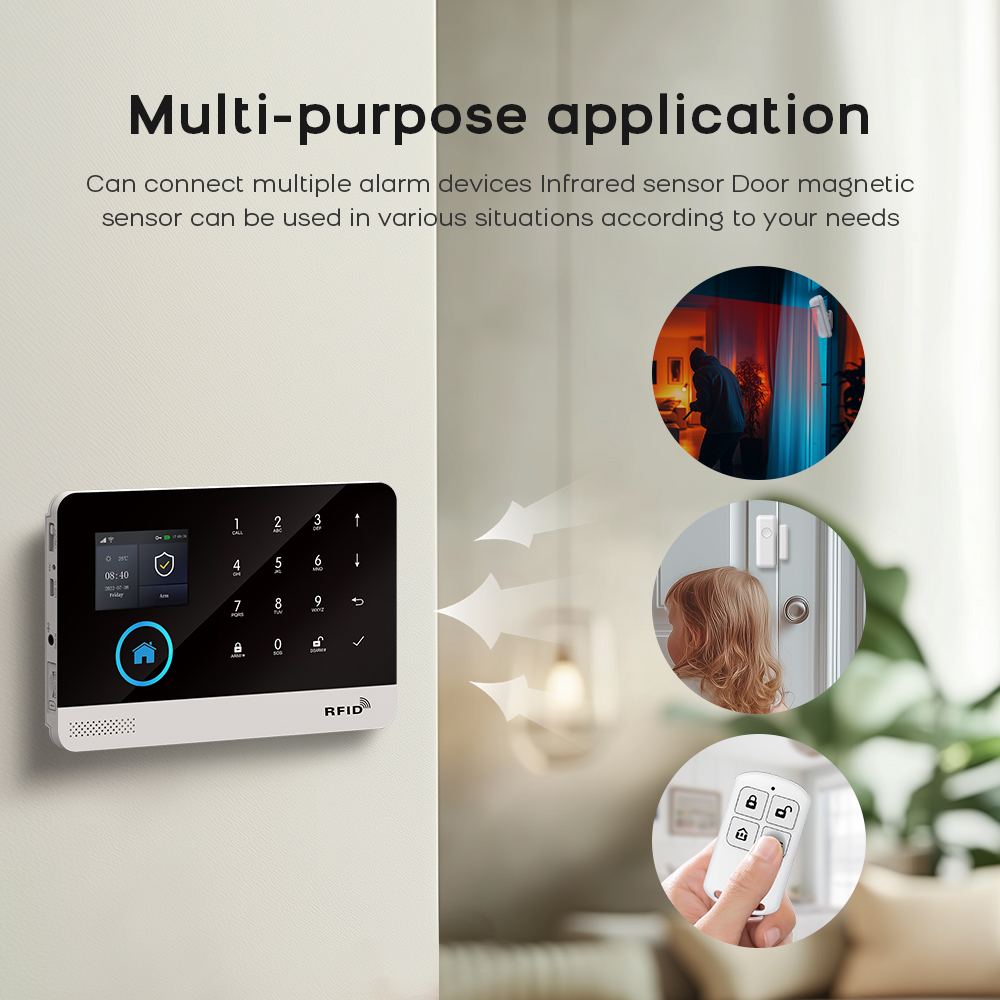 4G GSM Wifi Wireless Home Alar - Home Security Front Door Camera 评论和价格