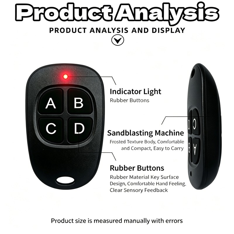 433MHz Remote Control Learn Re - Home Security Front Door Camera 评论和价格