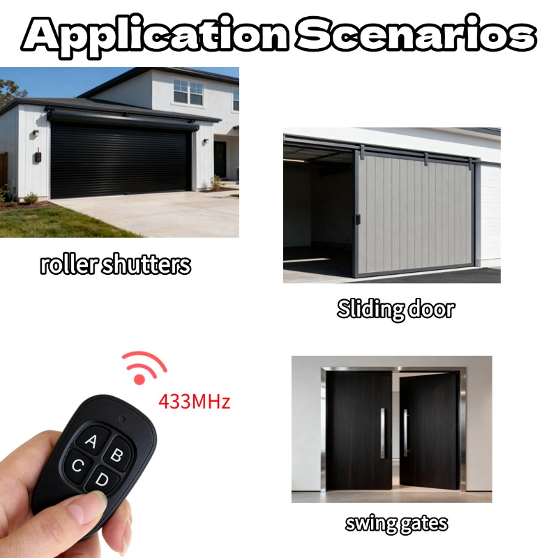 433MHz Remote Control Learn Re - Home Security Front Door Camera 评论和价格