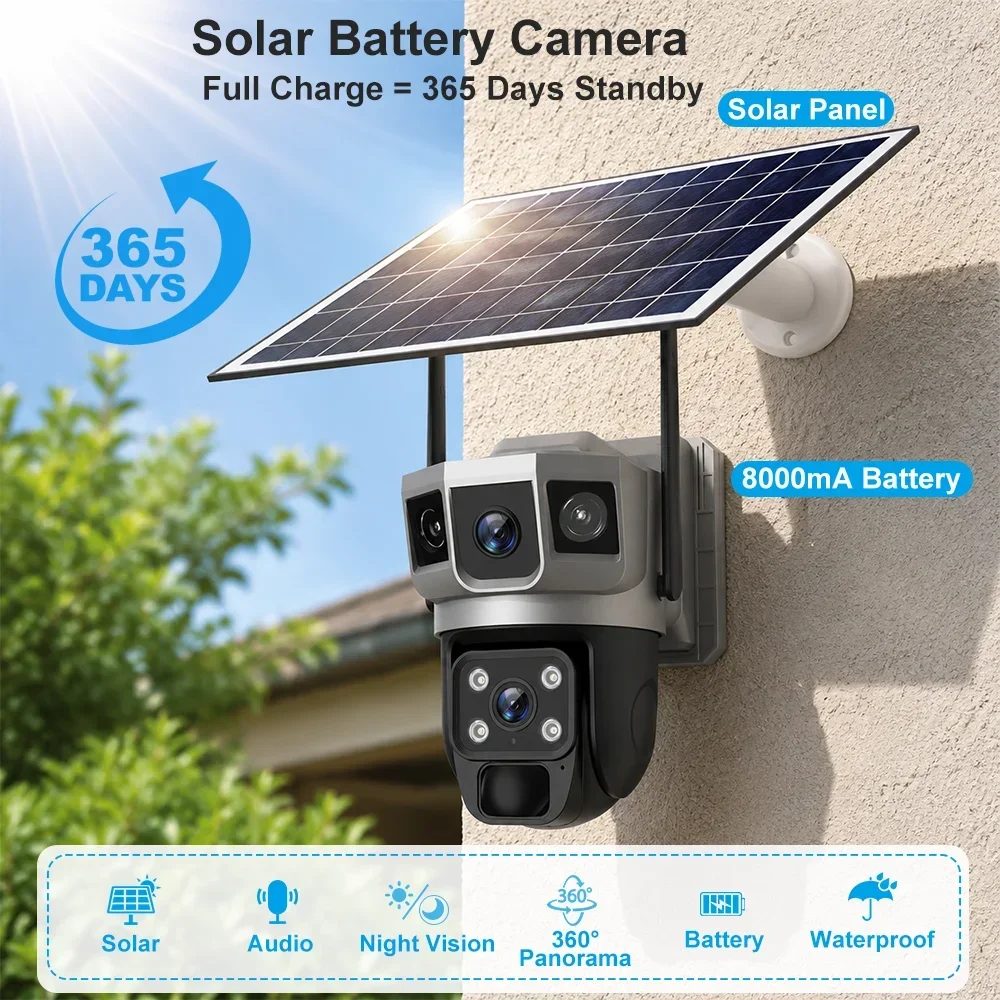 V380 4K 3 Screens 4G Camera So - Home Security Items 评论和价格