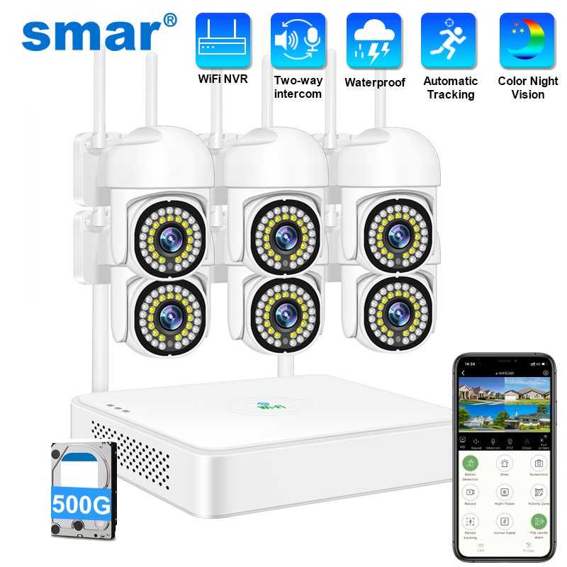 Smar 3MP Wireless CCTV Securit - Home Security Items 评论和价格